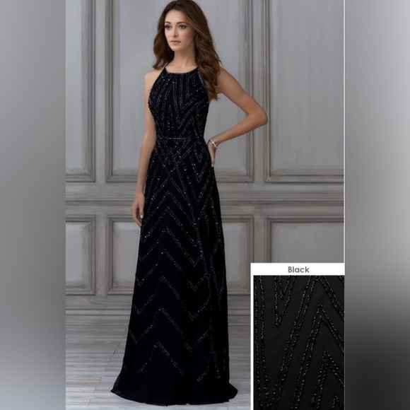 Adrianna Papell Dresses & Skirts - Adrianna Papell Lace-Up Back Bridesmaid Gown Dress 40117